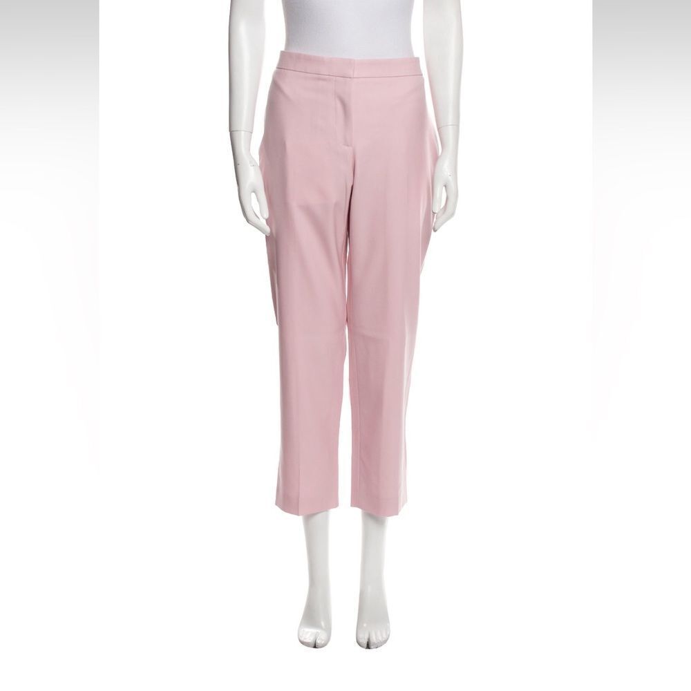 ALEXANDER MCQUEEN Pink Straight Leg Pants with Tags